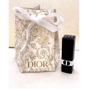 NEW SEALED - Dior Rouge 999 Velvet Lipstick with Gift Box